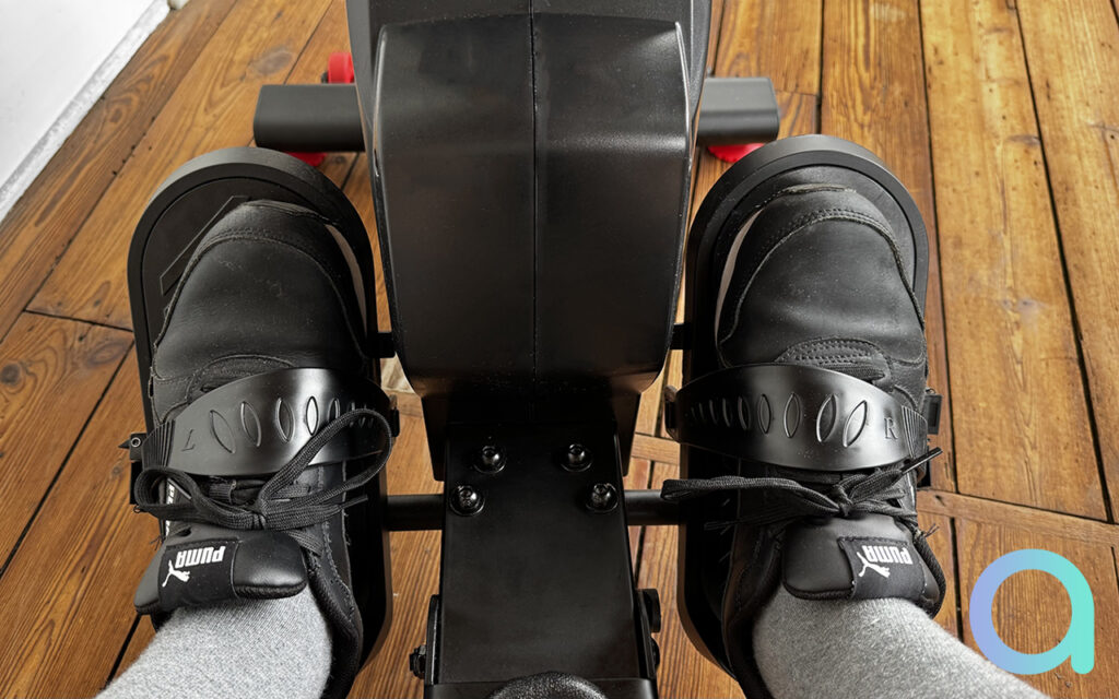 Un système d'accroche perfectible sur le cale-pieds