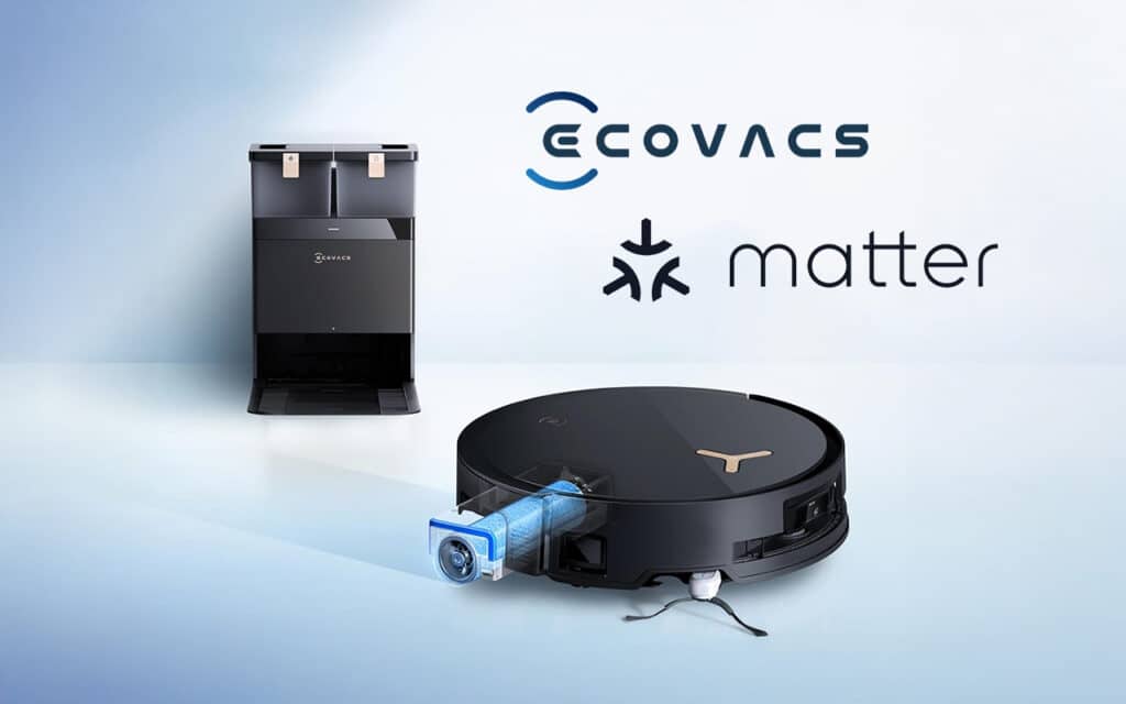 Ecovacs annonce aujourd'hui l'arrivée prochaine de Matter 1.4 sur ses robots aspirateurs