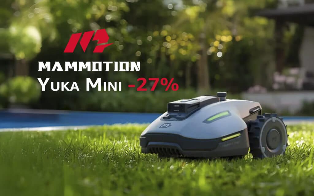 Découvrez le Yuka Mini 700, le robot tondeuse qui simplifie l'entretien de votre jardin sans câbles.
