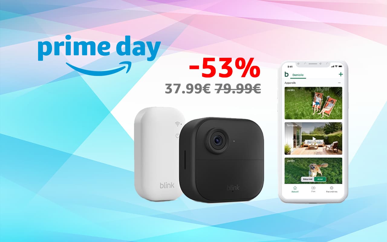 Amazon propose une offre imbattable sur sa Blink Outdoor 4 à prix cassé
