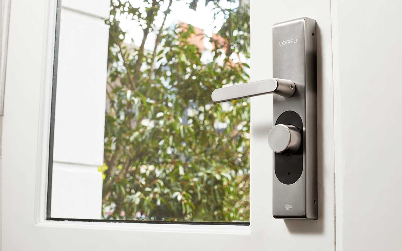 Serrure de Porte Électronique - Tuya - Modèle BLE - Noir - Déverrouillage sans clé - Sécurité 4