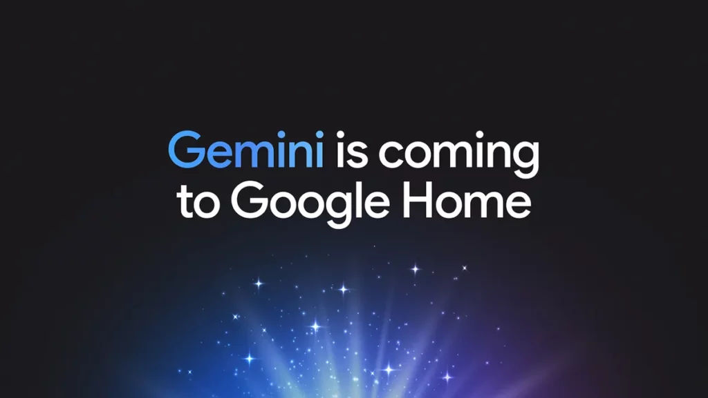 Google introduit Gemini dans Google Home