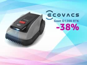 Le robot tondeuse ECOVACS Goat O1200 RTK est en grosse promo sur Amazon