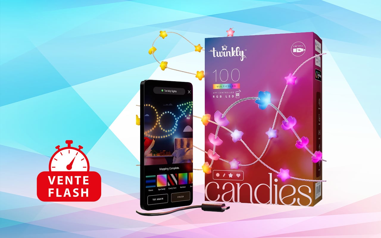 Illuminez vos nuits avec les Twinkly Strings USB-C Star 100 LED : profitez de 16% de réduction