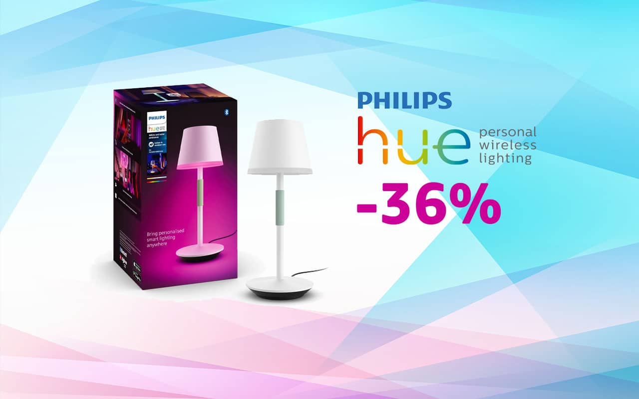 Offrez-vous la Philips Hue Go portable à -36 %