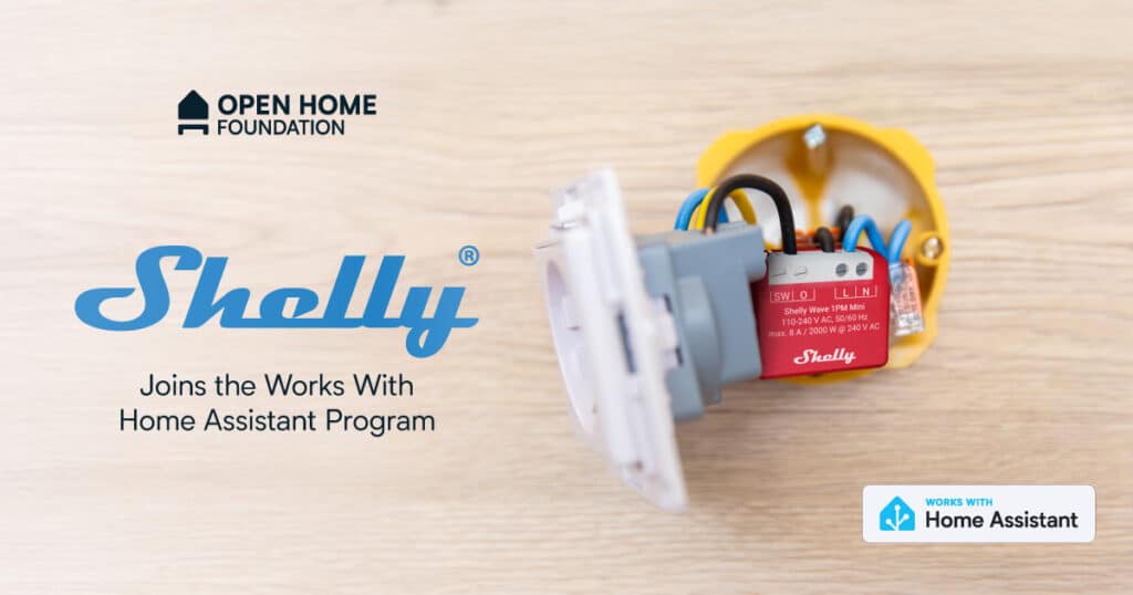 Works with Home Assistant s'enrichit avec l'arrivée de Shelly